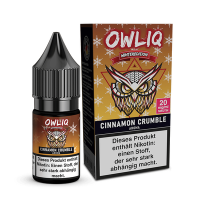OWLIQ Nikotinsalz Weihnachtsedition - Cinnamon Crumble - 20mg