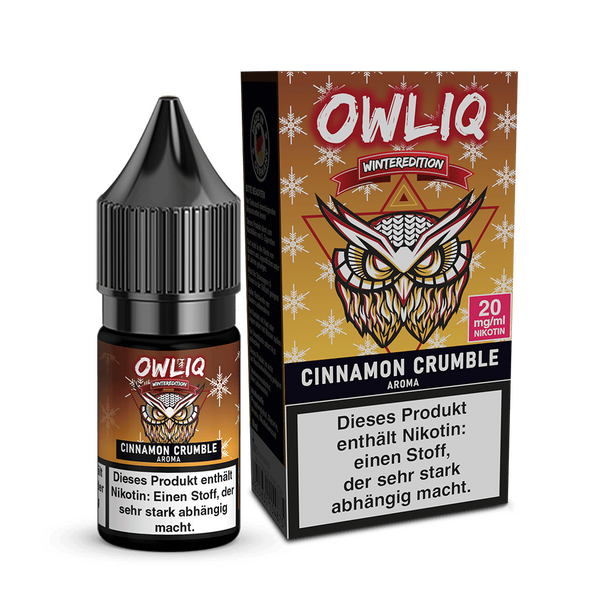 OWLIQ Nikotinsalz Weihnachtsedition - Cinnamon Crumble - 20mg