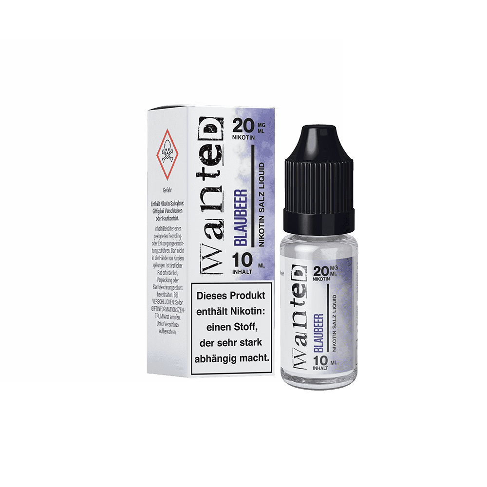 Liquid Blaubeer - Wanted Overdosed Nikotinsalz Liquid Blaubeer - Wanted Overdosed Nikotinsalz