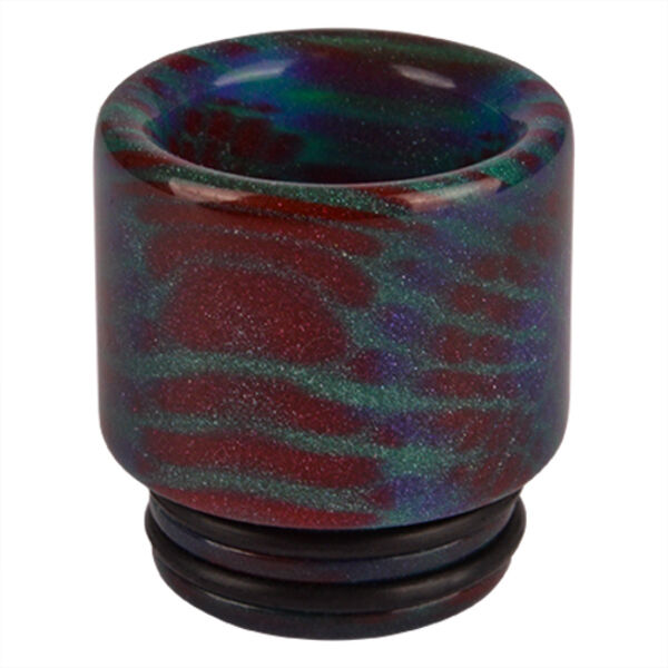Mundstück 810 gerade Drachenhaut blau schwarz Epoxidharz mit Dichtungsringen Mundstück 810 gerade Drachenhaut blau schwarz Epoxidharz mit Dichtungsringen