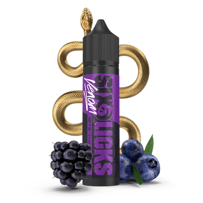 Six Licks Venom Longfill - Bite the Bullet - 4ml in 60ml Flasche Six Licks Venom Longfill - Bite the Bullet - 4ml in 60ml Flasche