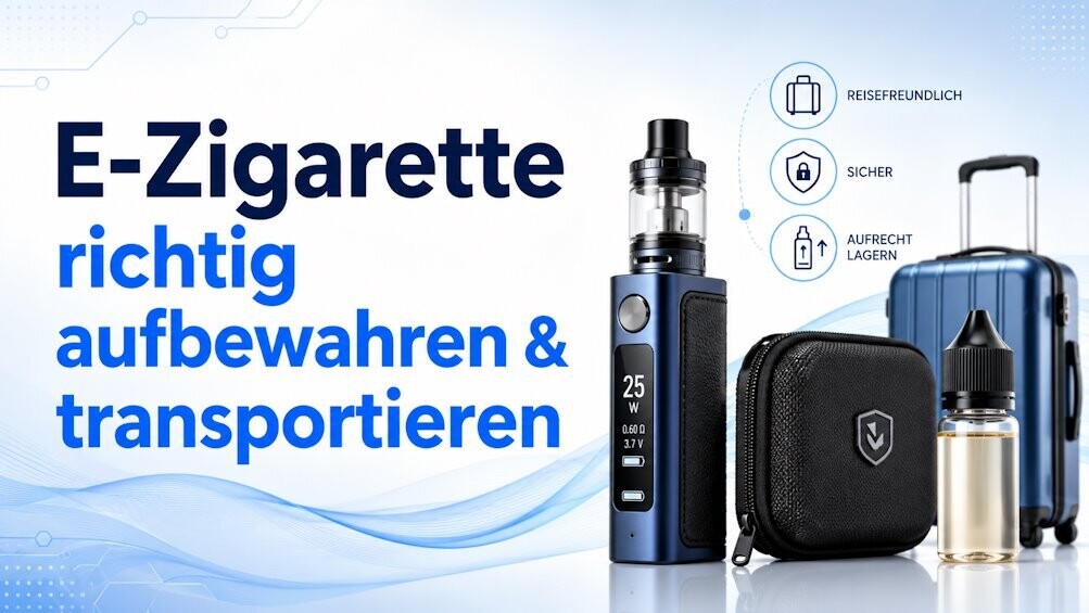 E-Zigarette richtig aufbewahren & transportieren