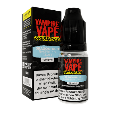 Vampire Vape Nikotinsalz - Dragonfruit Raspberry Grape - Liquid 10mg 10ml  C