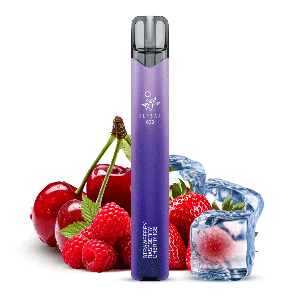 Elfbar 800 Einweg E-Zigarette - Strawberry Raspberry Cherry Ice 20mg Elfbar 800 Einweg E-Zigarette - Strawberry Raspberry Cherry Ice 20mg
