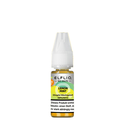 Elfliq by Elfbar Nikotinsalz - Lemon Mint - Liquid 10mg Elfliq by Elfbar Nikotinsalz - Lemon Mint - Liquid 10mg