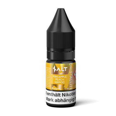 SALT Cristallite Nikotinsalz - Pineapple Peach Mango - 10ml Liquid 20mg C SALT Cristallite Nikotinsalz - Pineapple Peach Mango - 10ml Liquid 20mg C