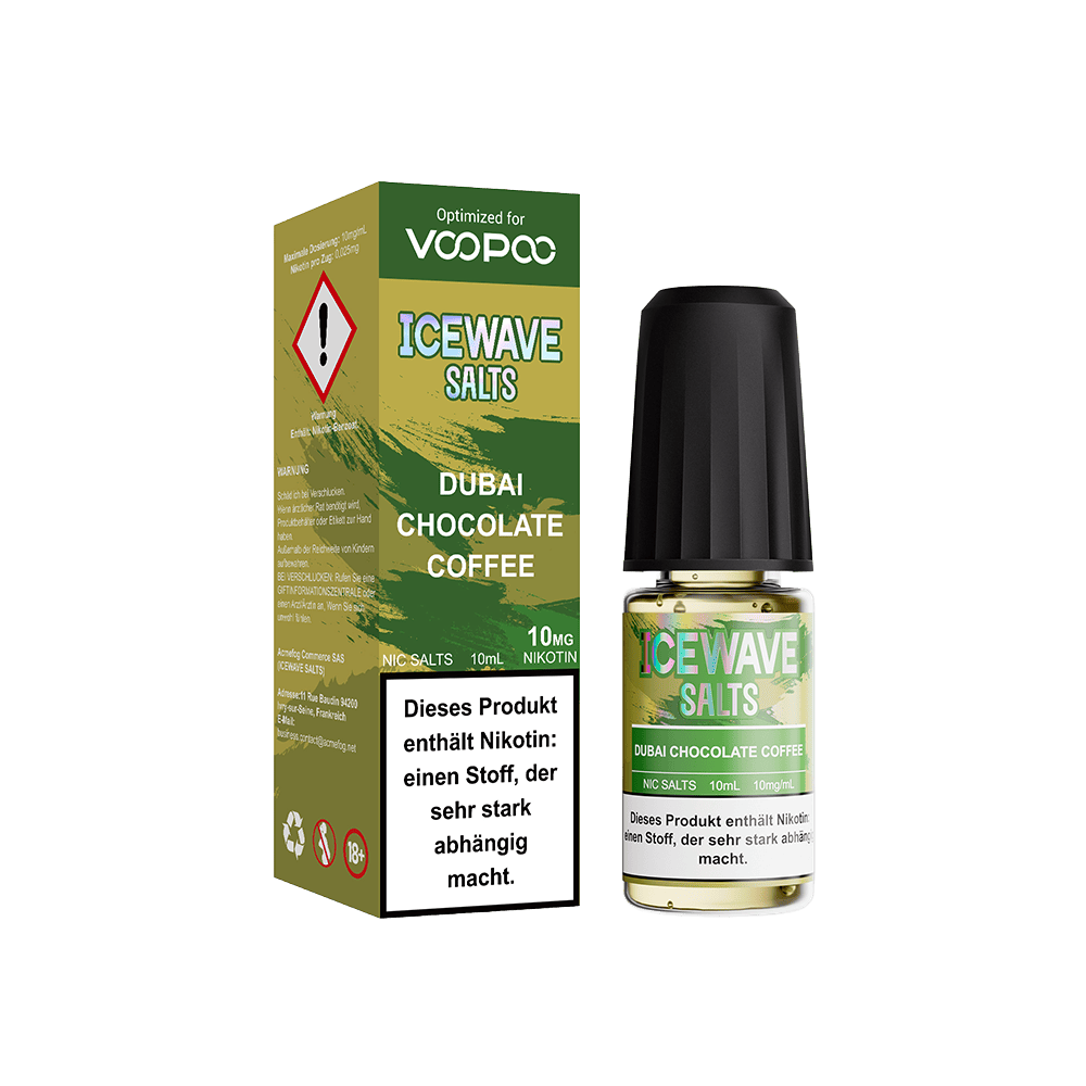 Icewave Nikotinsalz - Dubay Chocolate Coffee - 10mg