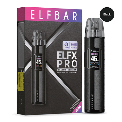 Elfbar ELFX Pro Kit Black Elfbar ELFX Pro Kit Black