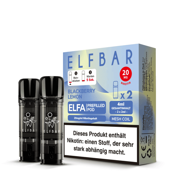 Elfbar - Elfa Pods Blackberry Lemon 20mg