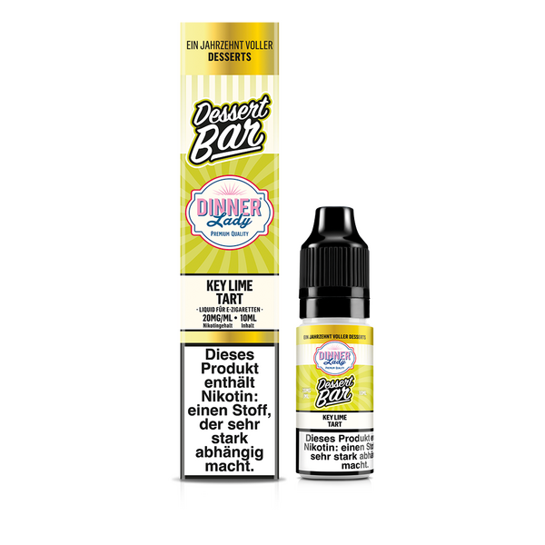 Dinner Lady Nikotinsalz Key Lime Tart 50/50 10ml Liquid 20mg