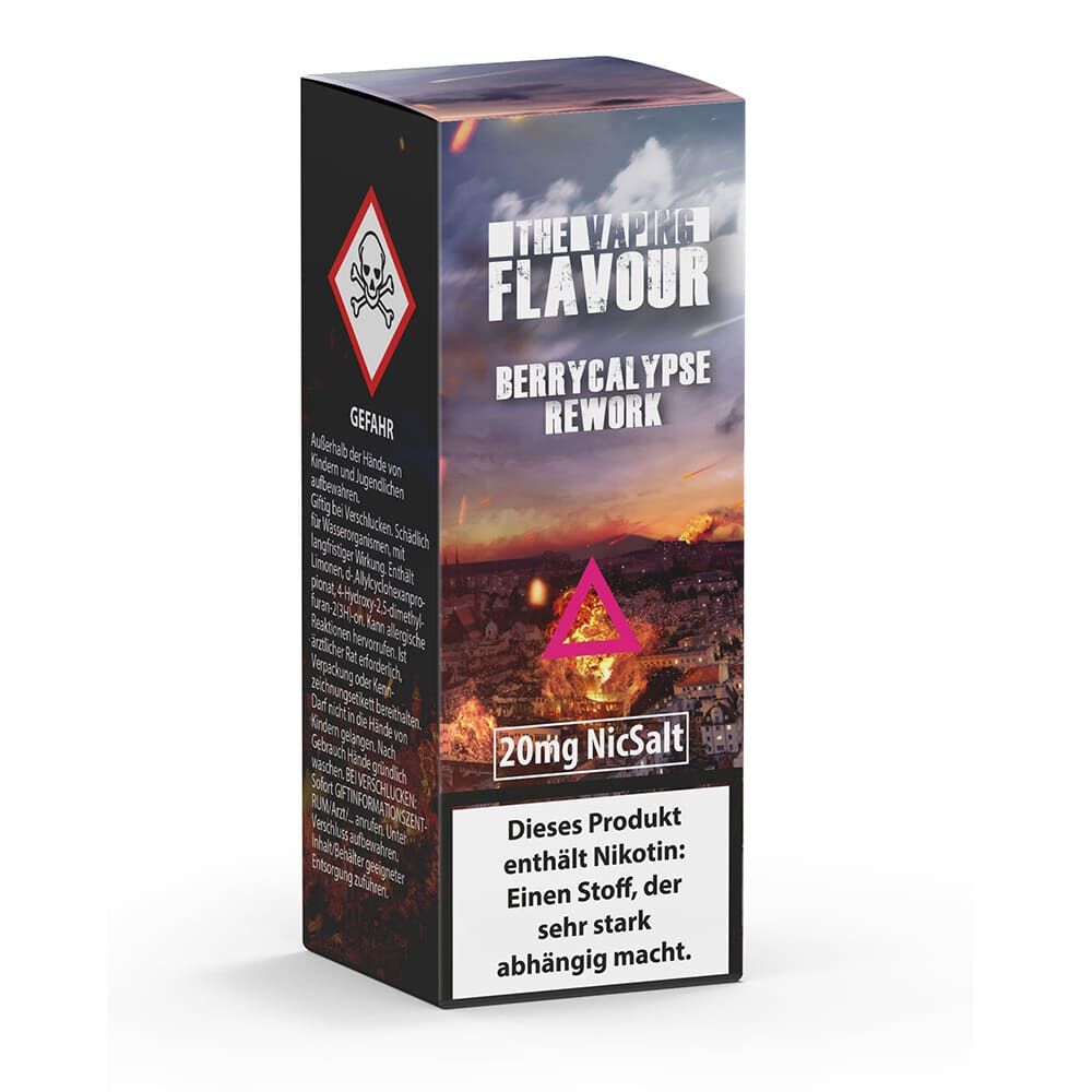 Liquid Berrycalypse Rework - The Vaping Flavour Nikotinsalz 20mg Liquid Berrycalypse Rework - The Vaping Flavour Nikotinsalz 20mg