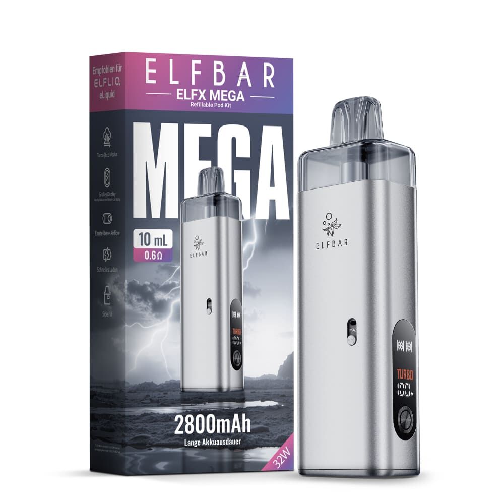 Elfbar ELFX Mega Kit Silver