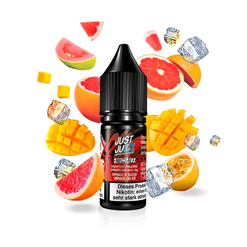 Just Juice - Fusion Mango Blood Orange ON ICE - 10ml Nikotinsalz 11mg