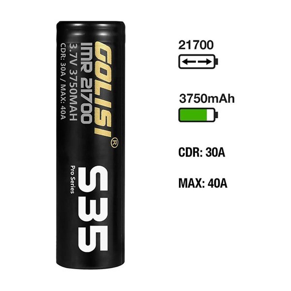 Golisi S35 Akku 21700 3750mAh/30A Golisi S35 Akku 21700 3750mAh/30A