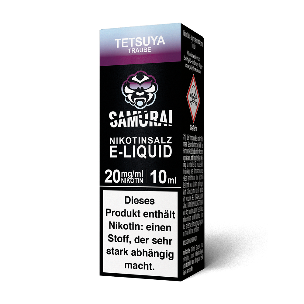 Liquid Tetsuya Traube - Samurai Nikotinsalz 20mg