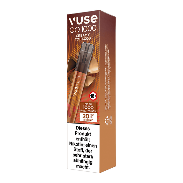 Vuse GO 1000 Creamy Tobacco 20mg