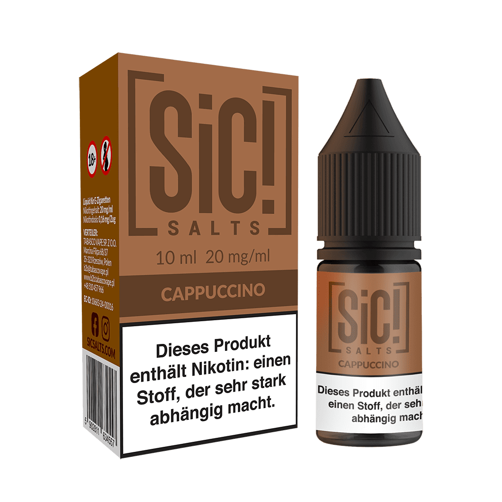 Liquid Cappuccino - SIC Nikotinsalz 20mg Liquid Cappuccino - SIC Nikotinsalz 20mg