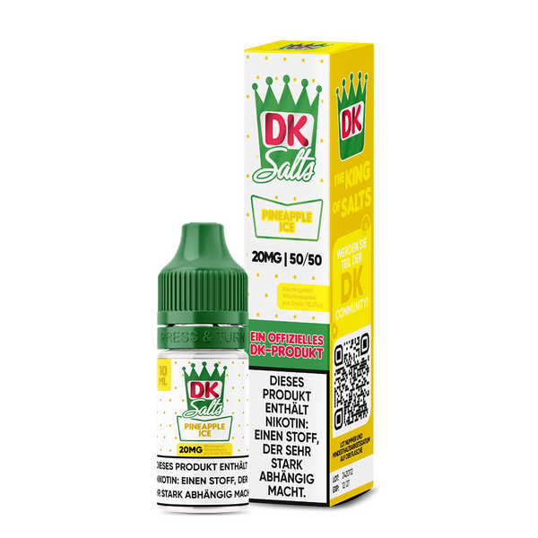 DK Salts Nikotinsalz Pineapple Ice 20mg 10ml