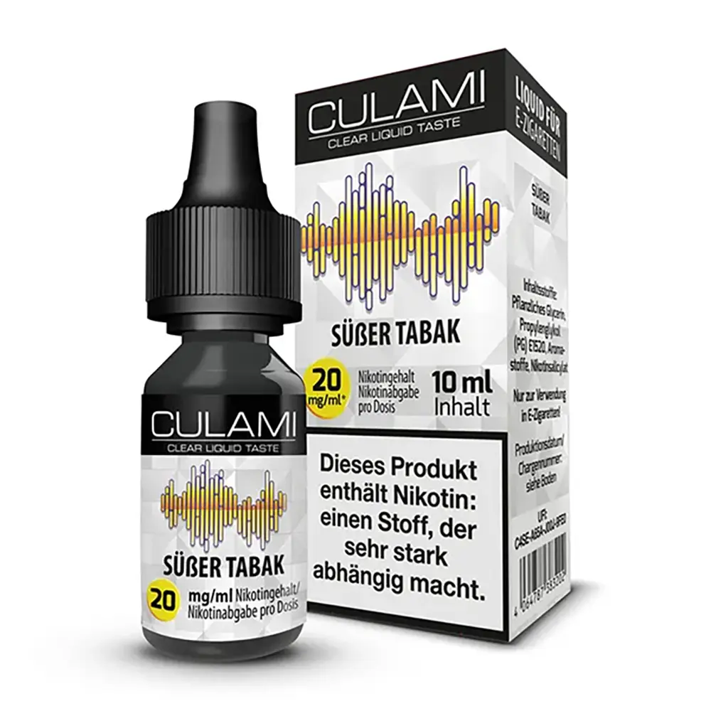 Liquid Süßer Tabak - CULAMI Nikotinsalz 20mg