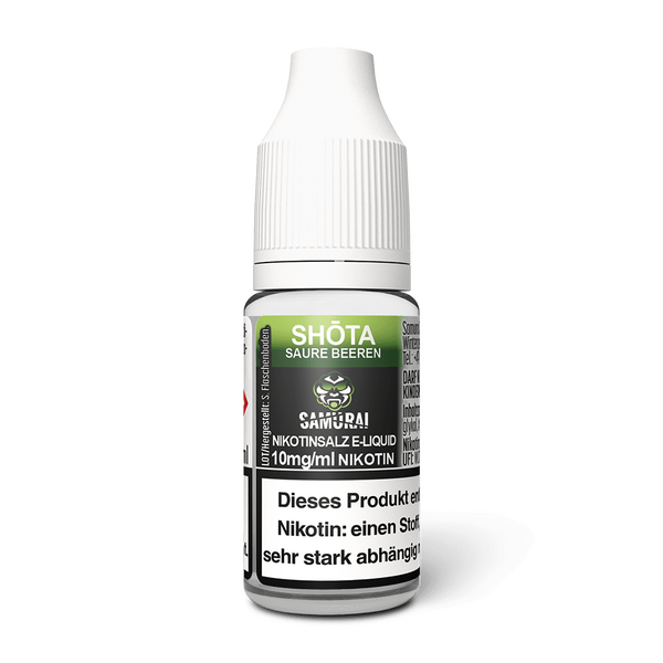 Liquid Shota Saure Beeren - Samurai Nikotinsalz 10mg