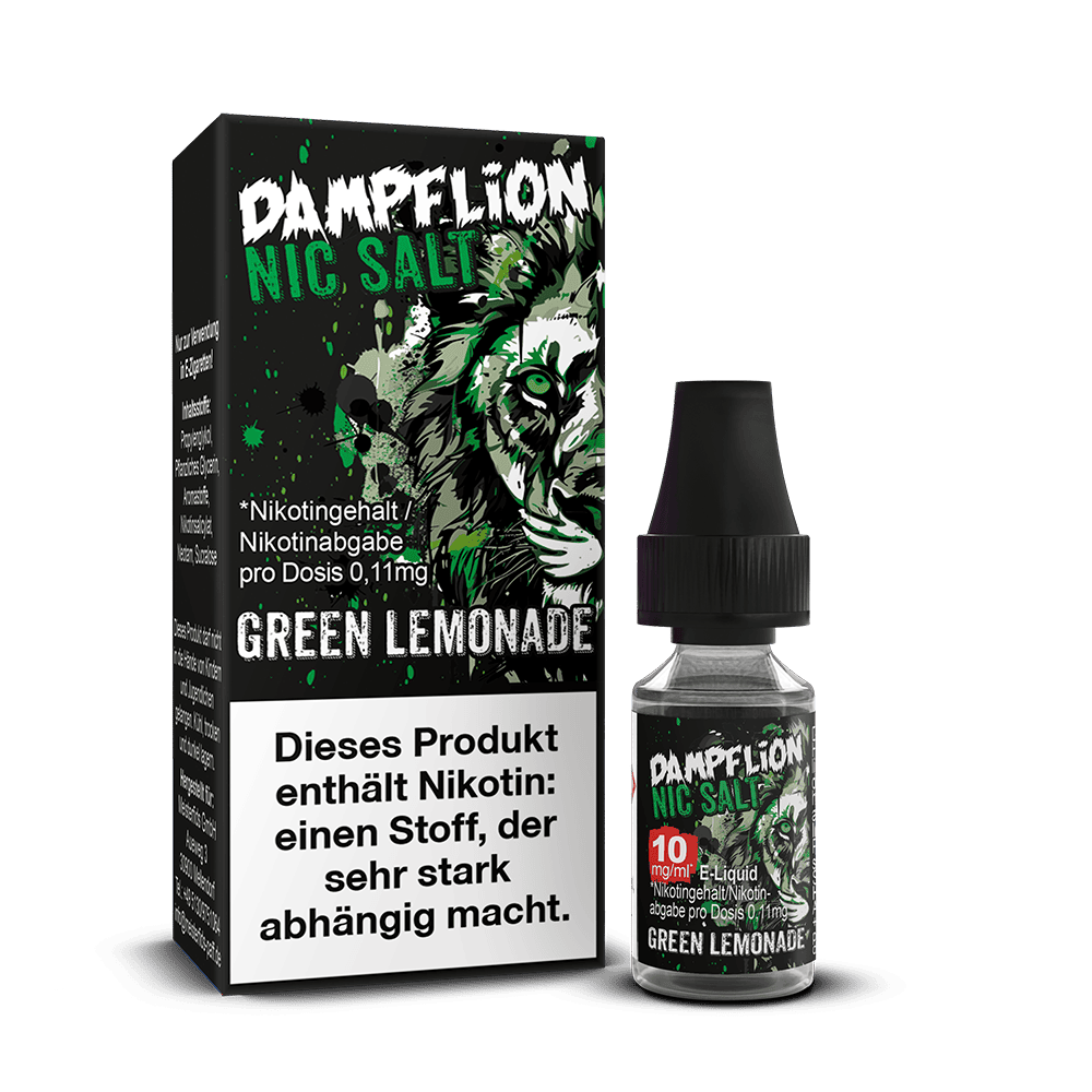 Dampflion Intense Nikotinsalz - Green Lemonade- 10ml Liquid 10mg  C