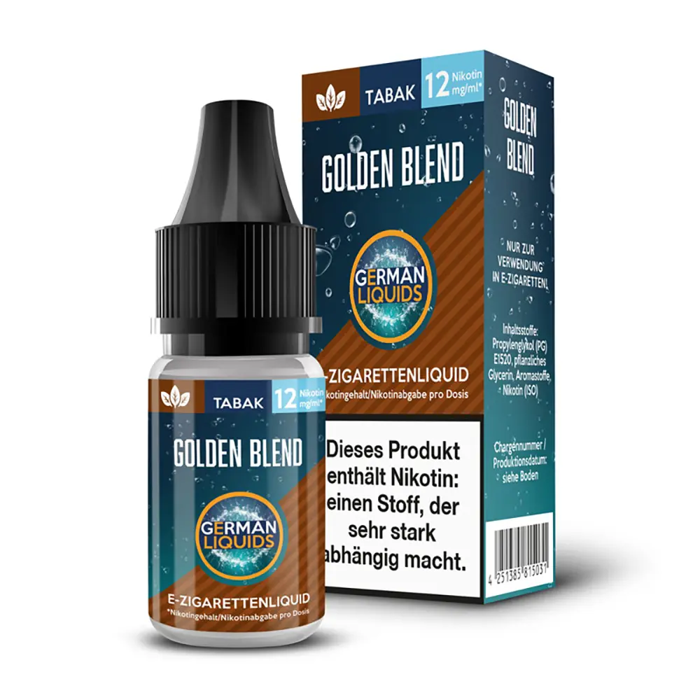 Liquid Golden Blend 12mg - German Liquids Liquid Golden Blend 12mg - German Liquids