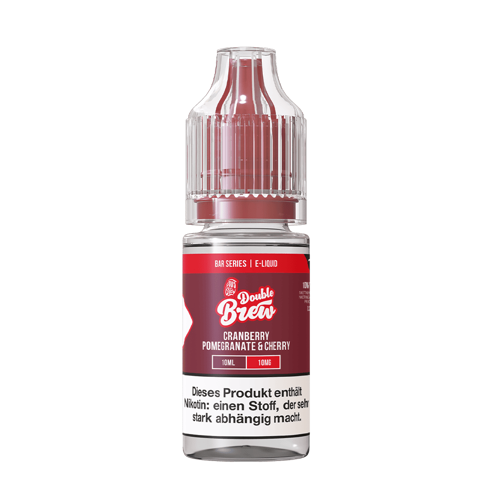 Double Brew Nikotinsalz - Cranberry Pomegranate & Cherry - 10ml Liquid 10mg  C