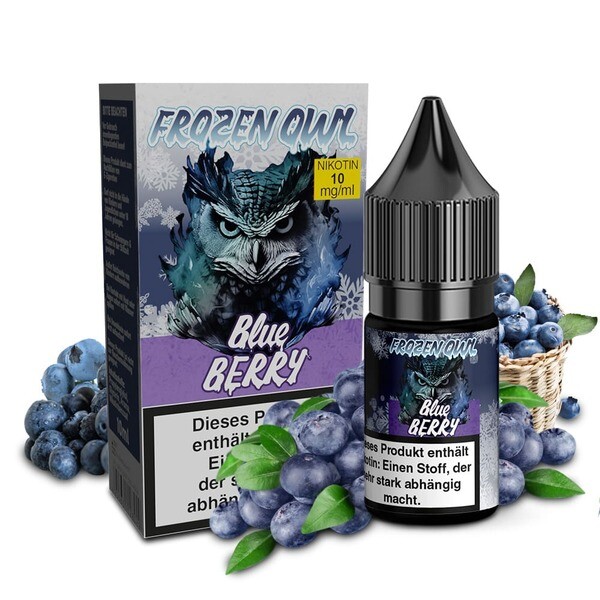 Liquid Blueberry - Frozen OWL Nikotinsalz Liquid Blueberry - Frozen OWL Nikotinsalz