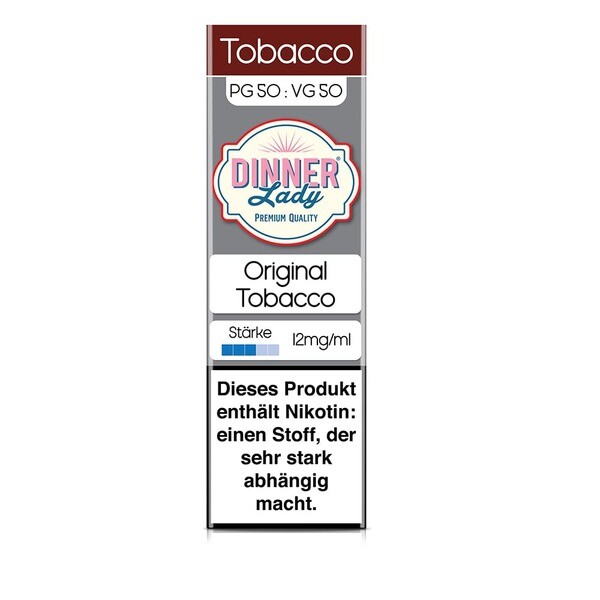 Liquid Original Tobacco - Dinner Lady 12mg Liquid Original Tobacco - Dinner Lady 12mg