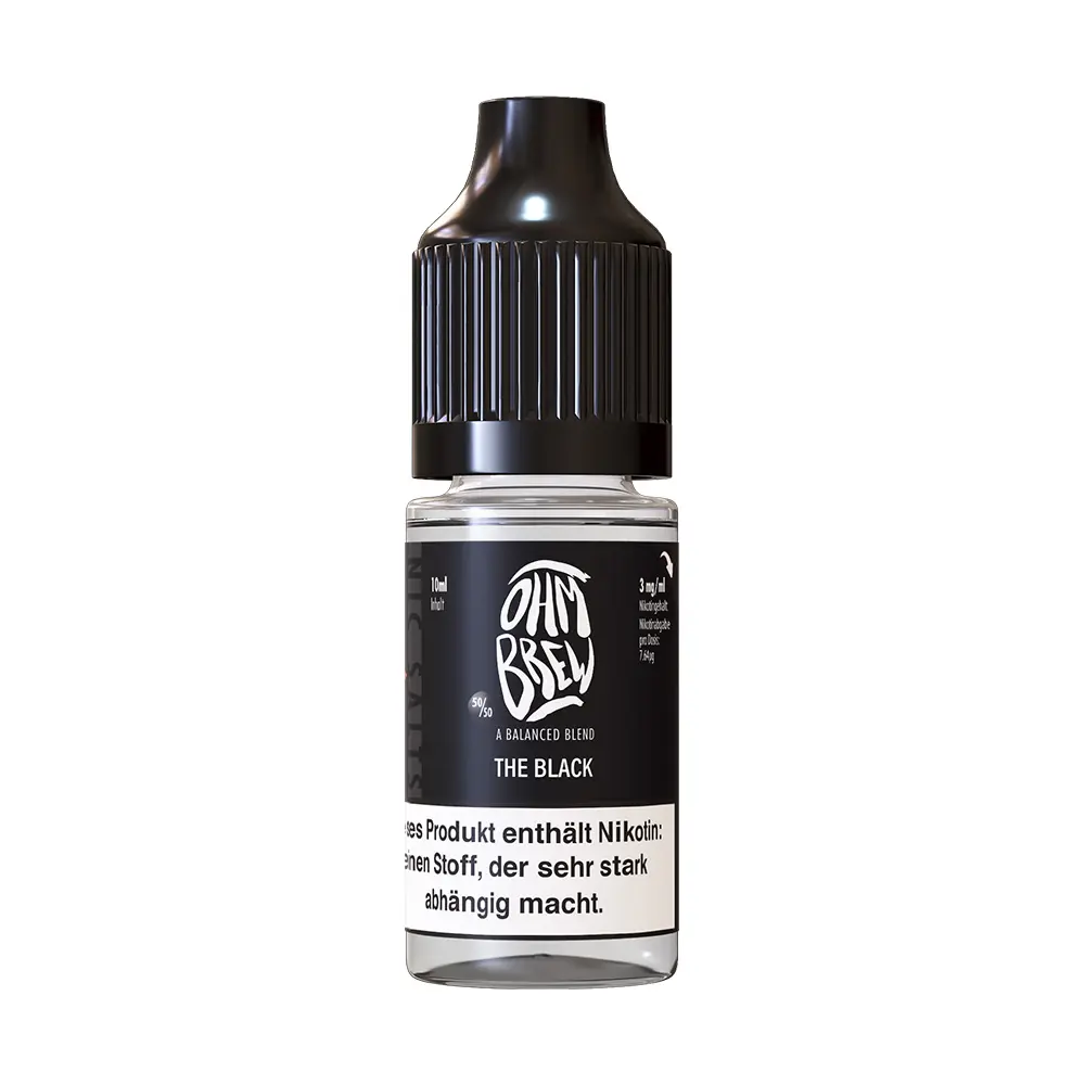 Liquid The Black - Ohm Brew Nikotinsalz Liquid The Black - Ohm Brew Nikotinsalz