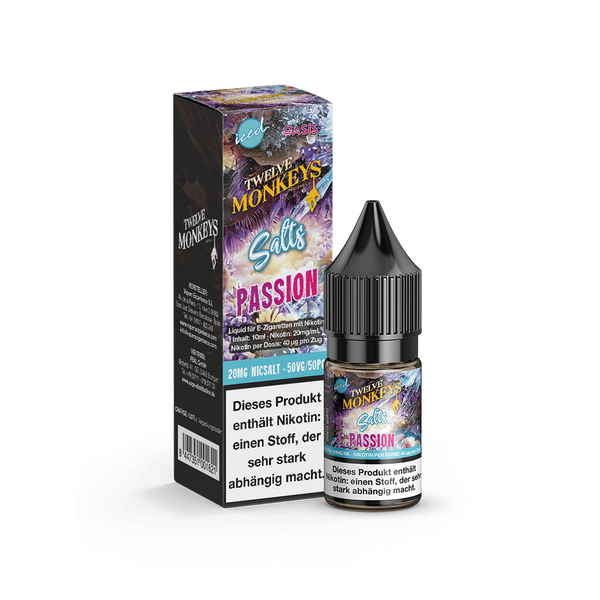 Liquid Passion - Twelve Monkeys Nikotinsalz 20mg Liquid Passion - Twelve Monkeys Nikotinsalz 20mg
