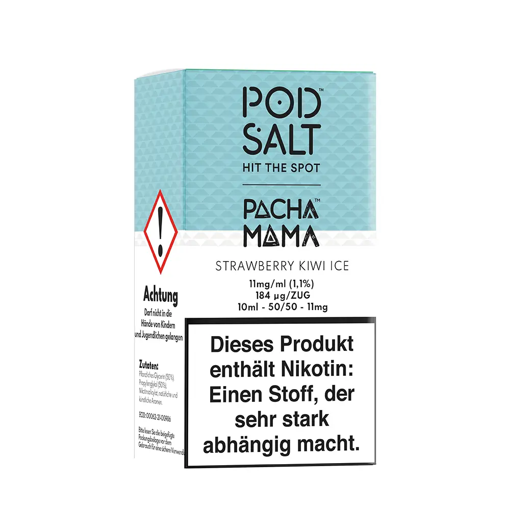 Liquid Strawberry Kiwi Ice - Pod Salt Fusion Nikotinsalz