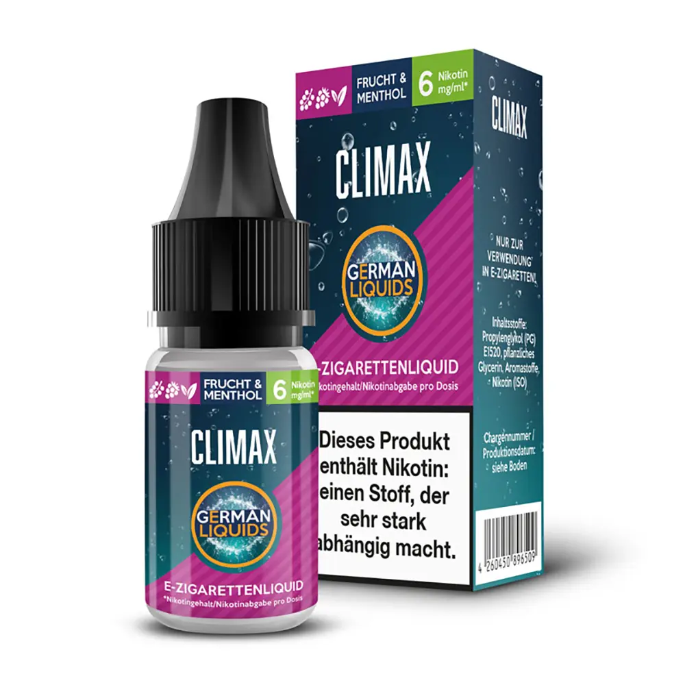 Liquid CLIMAX 6mg - German Liquids