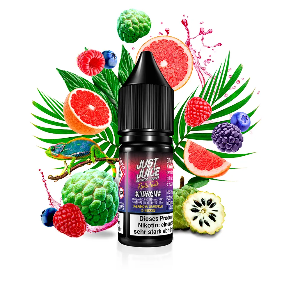 Just Juice Nikotinsalz - Cherimoya Grapefruit & Berries - 10ml 20mg 