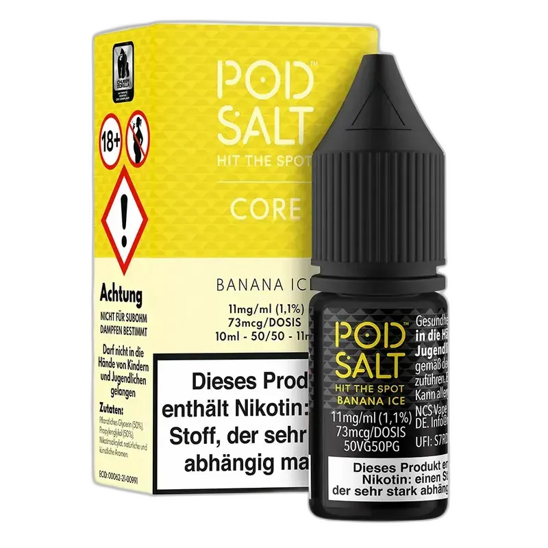 Liquid Banana Ice - Pod Salt Core Nikotinsalz