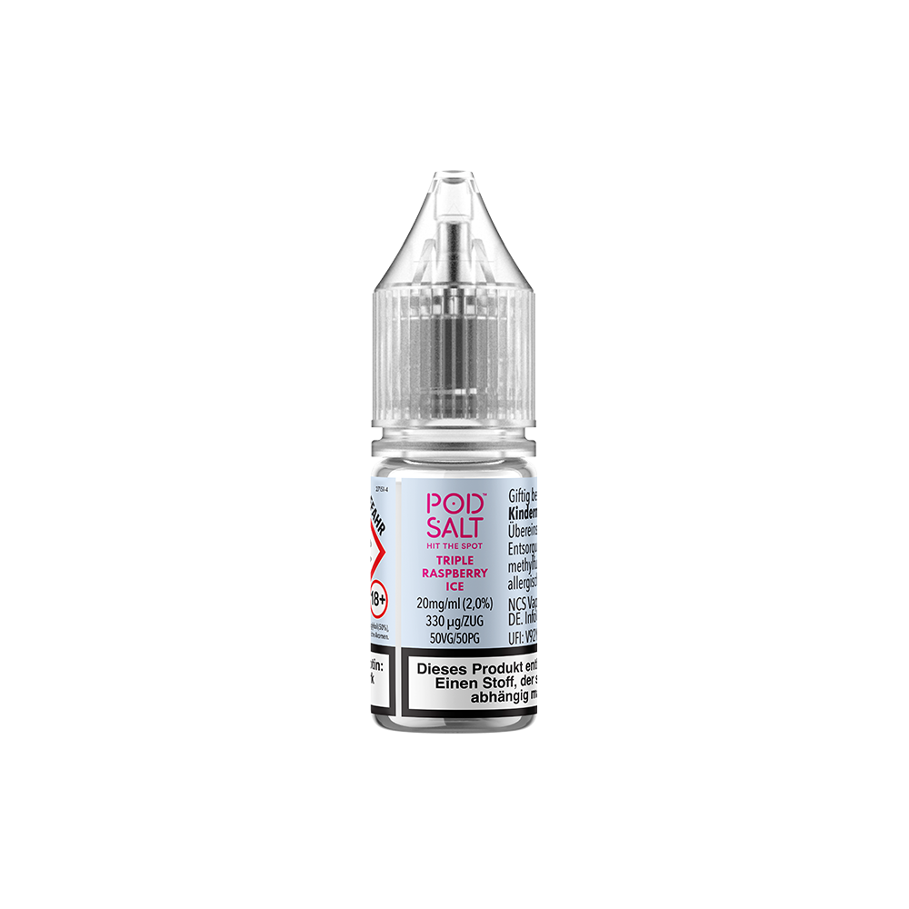 Liquid Triple Raspberry Ice - Pod Salt Xtra Nikotinsalz