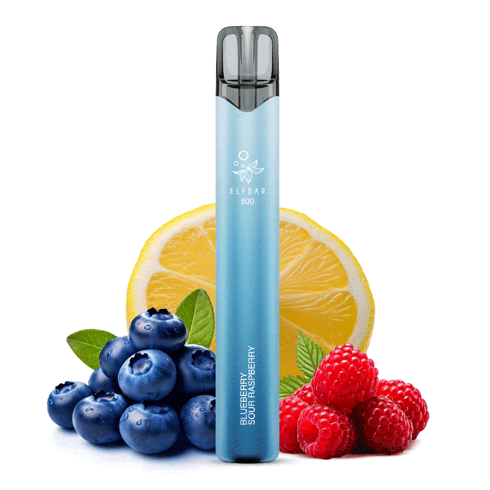 Elfbar 800 Einweg E-Zigarette Blueberry Sour Raspberry 20mg