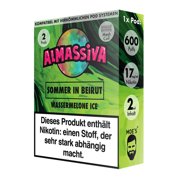 Almassiva Einweg Pod Sommer in Beirut 17mg Almassiva Einweg Pod Sommer in Beirut 17mg