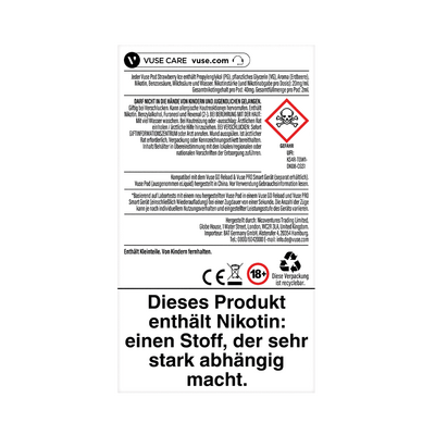 Vuse Pod Strawberry Ice Nic Salts 20mg