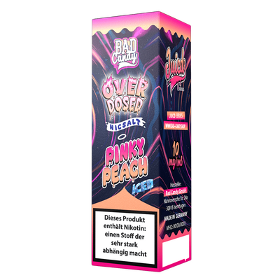 Liquid Pinky Peach Iced - Bad Candy Nikotinsalz 10mg