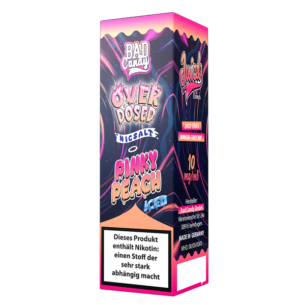 Liquid Pinky Peach Iced - Bad Candy Nikotinsalz 10mg