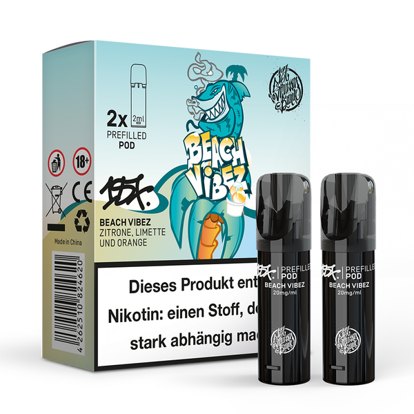 2x 187 Strassenbande Einweg Pod Beach Vibez 20mg Nikotinsalz 2ml 2x 187 Strassenbande Einweg Pod Beach Vibez 20mg Nikotinsalz 2ml