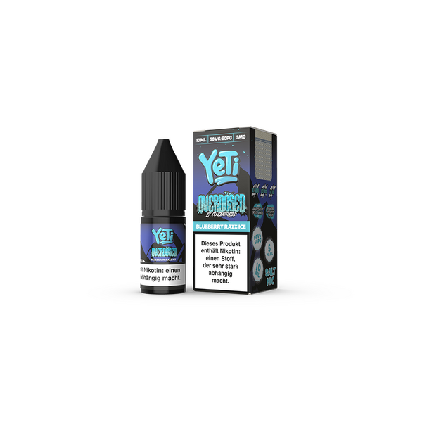 Yeti Overdosed Blueberry Razz Ice Nikotinsalz Liquid