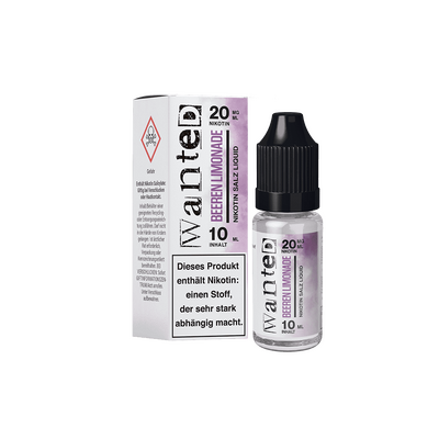 Liquid Beeren Limonade - Wanted Overdosed Nikotinsalz 20mg Liquid Beeren Limonade - Wanted Overdosed Nikotinsalz 20mg