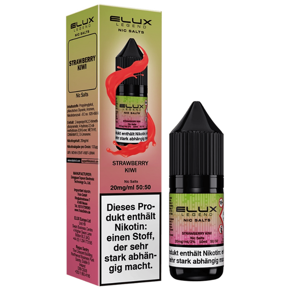 Liquid Strawberry Kiwi - Elux Nikotinsalz Liquid Strawberry Kiwi - Elux Nikotinsalz