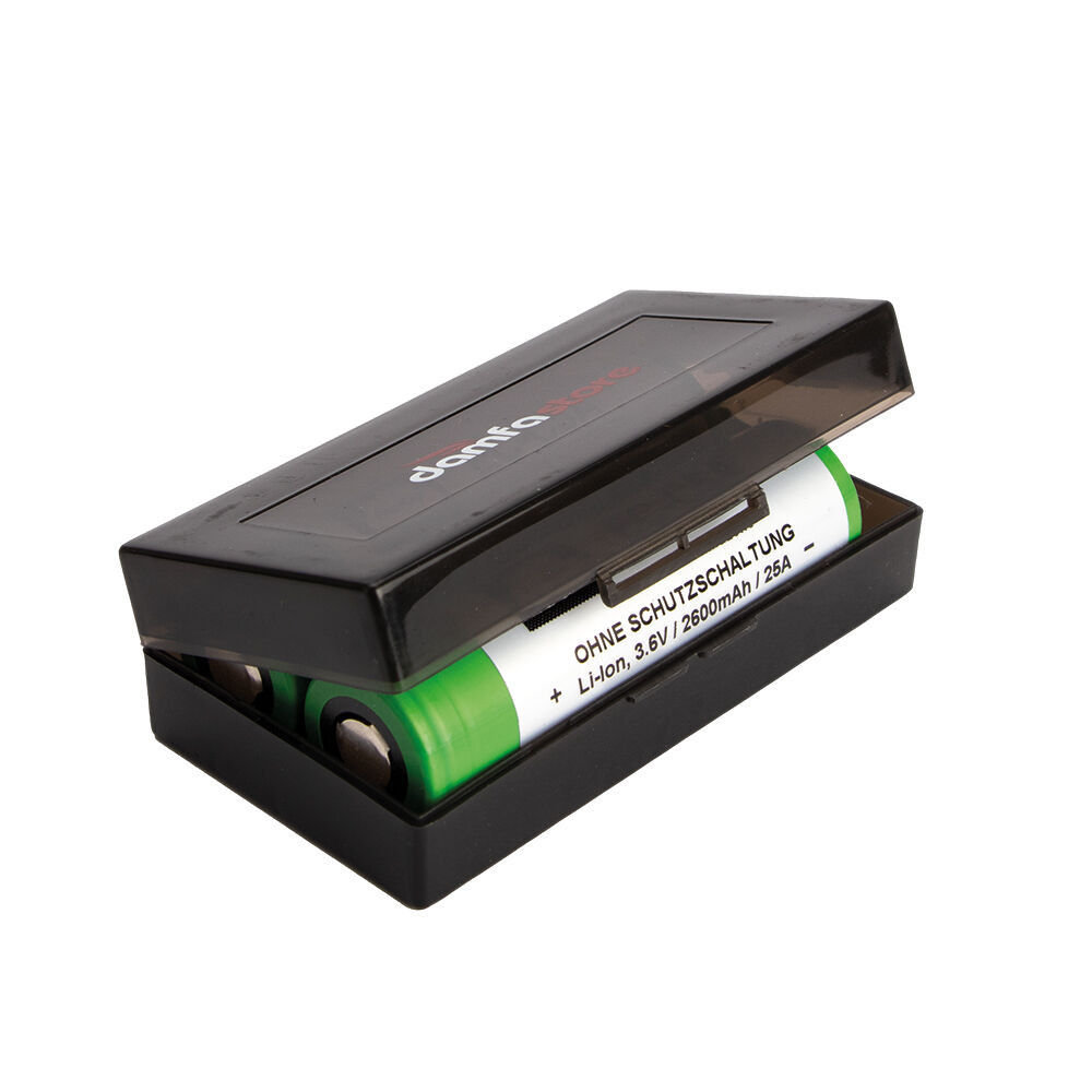 Batterie Case für 2x18650 Damfastore Schwarz Batterie Case für 2x18650 Damfastore Schwarz