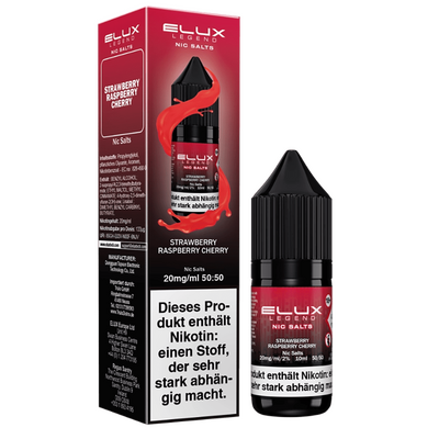 Liquid Strawberry Raspberry Cherry - Elux Nikotinsalz