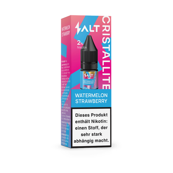 SALT Cristallite Nikotinsalz Watermelon Strawberry 10ml 20mg SALT Cristallite Nikotinsalz Watermelon Strawberry 10ml 20mg