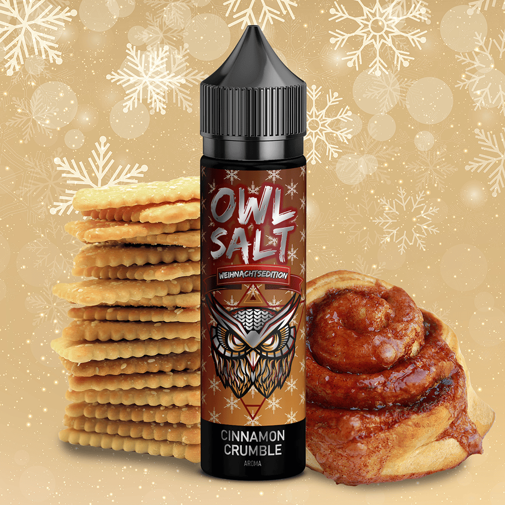 OWL Salt Aroma Longfill Weihnachtsedition - Cinnamon Crumble OWL Salt Aroma Longfill Weihnachtsedition - Cinnamon Crumble