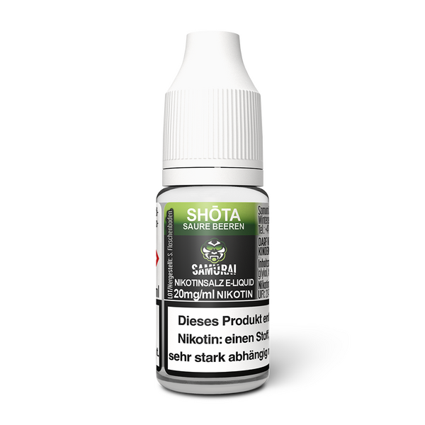 Liquid Shota Saure Beeren - Samurai Nikotinsalz 20mg
